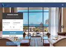 Tablet Screenshot of hotelyaramar.es